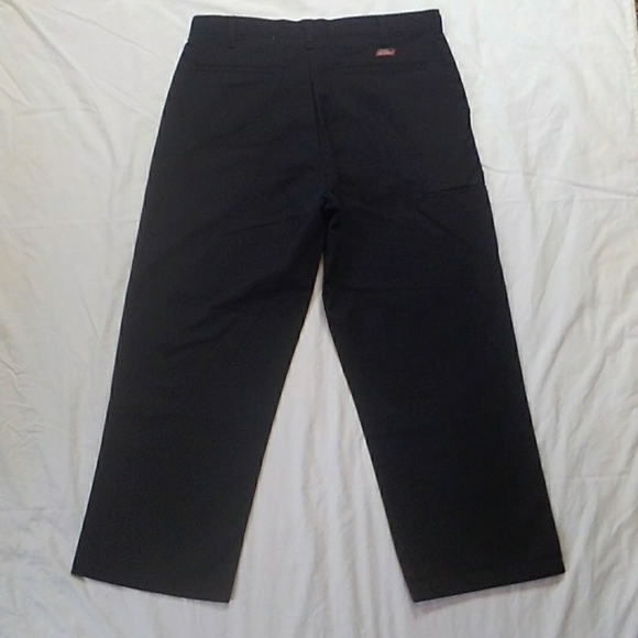 Black Genuine Dickies Hi-Rise Work Pants with Reinforced Knees 36X29 - Picture 8 of 9